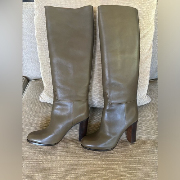 Old Celine - Phoebe Philo Era - Kaky - Green Leather Boots EU39 - Picture 3 of 8
